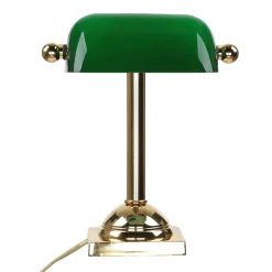 Giovanni Battista Bankerleuchte Gold 24K aus Echt-Messing Premium* Bürolampen|Lampen Aus Aller Welt