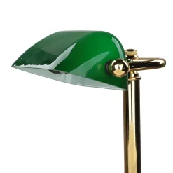 Giovanni Battista Bankerleuchte Gold 24K aus Echt-Messing Premium* Bürolampen|Lampen Aus Aller Welt