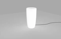 Nowodvorski Beleuchteter LED Blumentopf rund hoch* Moderne Lampen|Dekolampen Außen