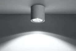 Sollux Beton Deckenlampe ADRIANA Ø14cm GU10 kompakt klein* Küchenlampen|Moderne Lampen