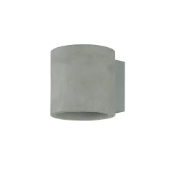 Sale Sollux Beton Wandleuchte Up Down rund H: 10 cm klein G9 LED