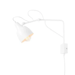 Sale ALDEX Bewegliche Wandleuchte Weiß zielgerichtet T:50 cm Metall