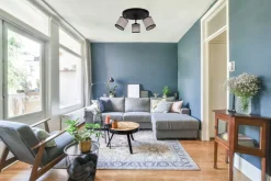 Best Belis Beweglicher Deckenspot blendarm Stoff Schwarz Beige E14