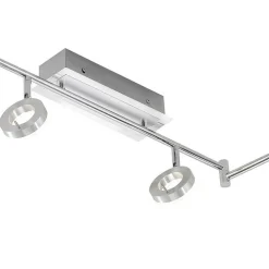 Paul Neuhaus Beweglicher LED Deckenstrahler in Aluminium IP44 188 cm* Flurlampen|Bürolampen