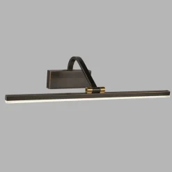 Searchlight Bilderlampe LED in Schwarz-Gold Antik 3000 K 679 lm B: 51 cm* Led Lampen|Wandleuchten