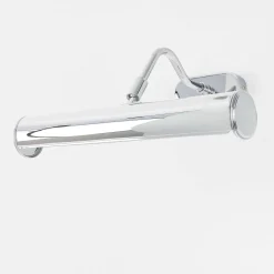 New Giovanni Battista Bilderleuchte Chrom 30cm Echt-Messing