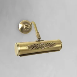 Sale Giovanni Battista Bilderleuchte Messing B: 20 cm schwenkbar Jugendstil E14