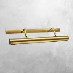 Discount Giovanni Battista Bilderleuchte Messing B: 60 cm schwenkbar 4x E14 in Bronze