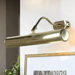 Hot Giovanni Battista Bilderleuchte Messing B: 40 cm 2x E14 schwenkbar