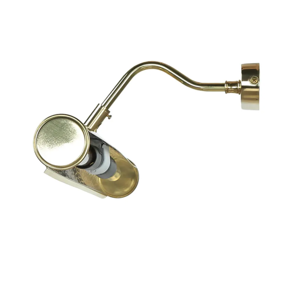 Hot Giovanni Battista Bilderleuchte Messing B: 40 cm 2x E14 schwenkbar