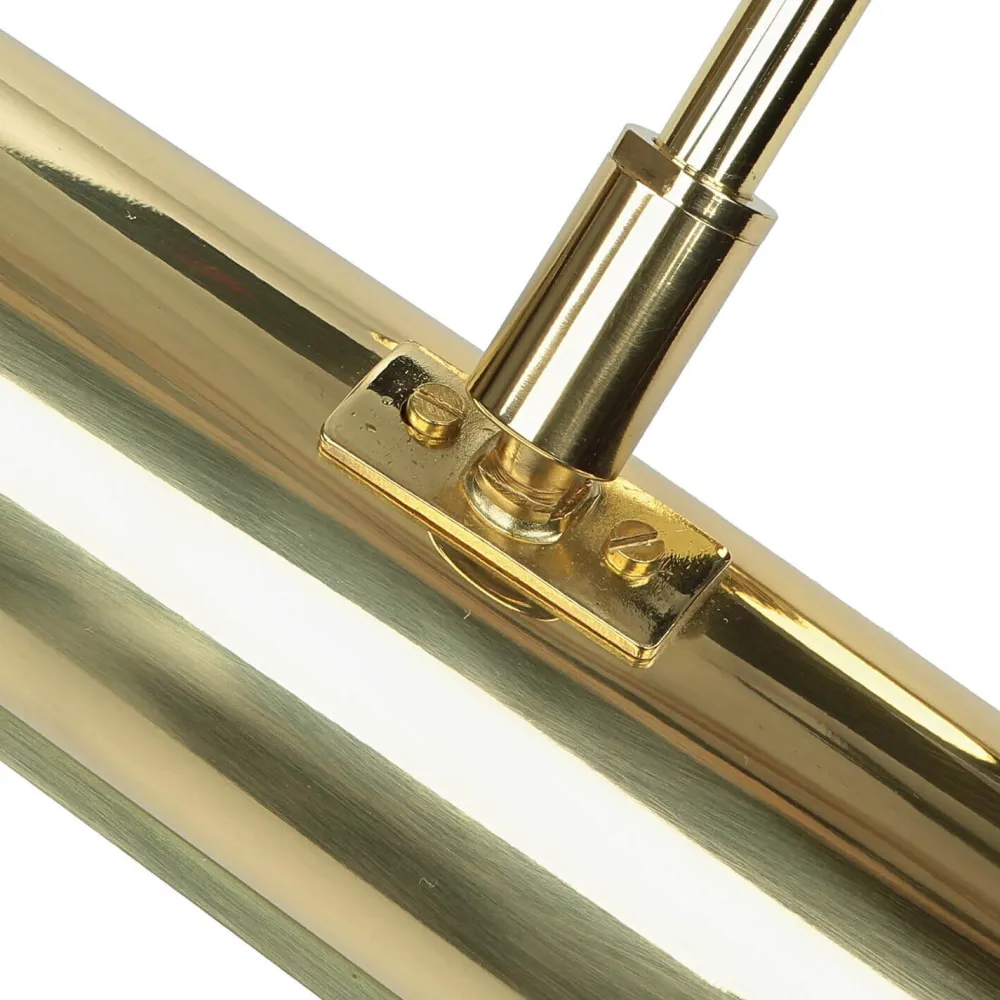 Hot Giovanni Battista Bilderleuchte Messing B: 40 cm 2x E14 schwenkbar