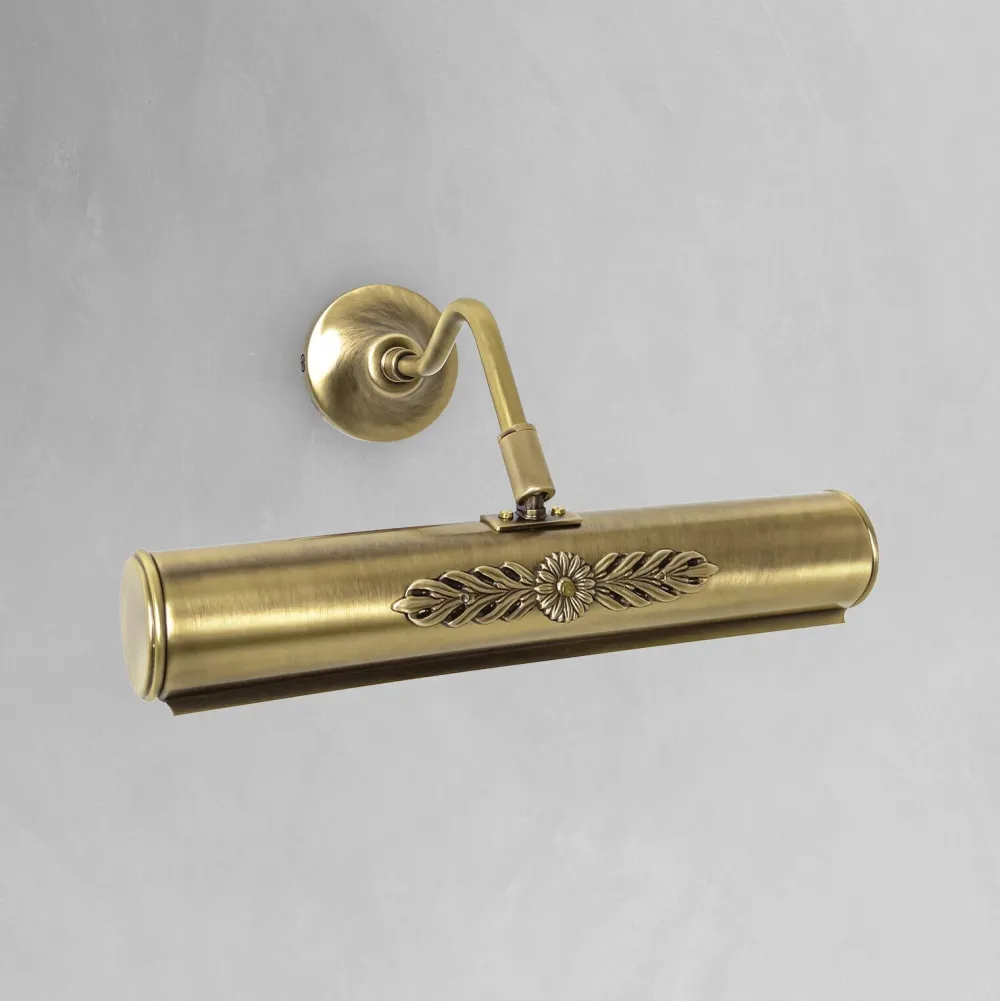 Clearance Giovanni Battista Bilderleuchte Messing B: 30 cm schwenkbar in Bronze E14