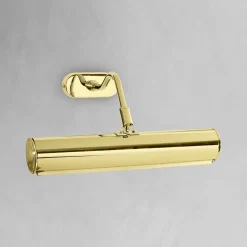 Giovanni Battista Bilderleuchte Messing B: 30 cm schwenkbar Jugendstil E14* Wohnzimmerlampen|Messinglampen