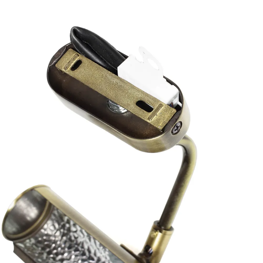 Giovanni Battista Bilderleuchte Messing Bronziert 20cm Verstellbar* Metall Lampen|Messinglampen