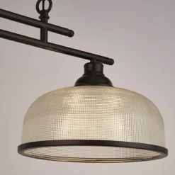 Discount Searchlight Billardleuchte Esstisch B: 75 cm E27 verstellbar Schwarz