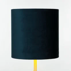 Nowodvorski Blauer Lampenschirm für Stehlampen Stoff Zylinder* Lampenschirme