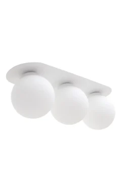 Belis Blendarme Deckenlampe Glasschirme Weiß E27 3-flammig* Flurlampen|Bürolampen