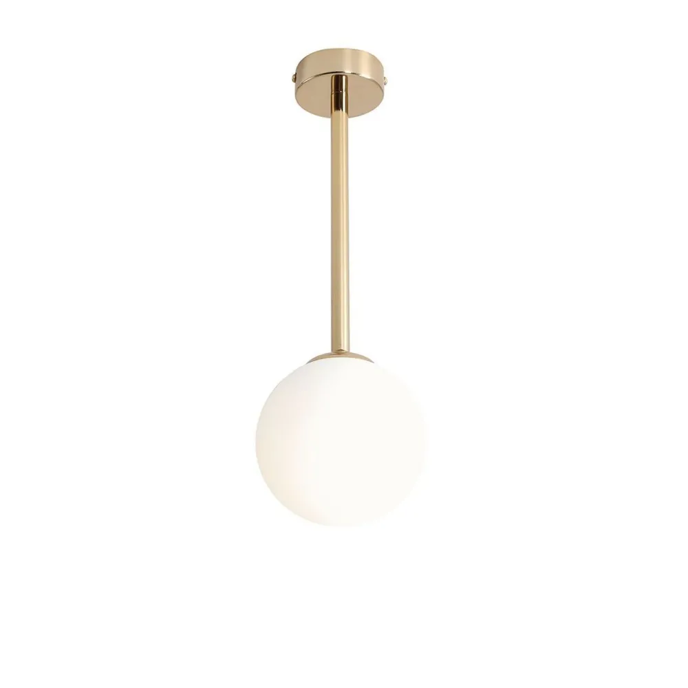 ALDEX Blendarme Deckenlampe Gold Glas Metall H:42 cm wohnlich* Deckenleuchten|Badezimmer Lampe