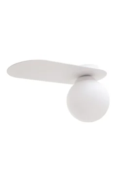 Sale Belis Blendarme Deckenleuchte Glaskugel Weiß E27 H:22 cm