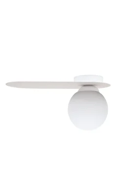 Sale Belis Blendarme Deckenleuchte Glaskugel Weiß E27 H:22 cm