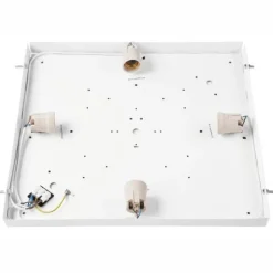 Lamkur Blendarme Deckenleuchte Glas Holz Pinie E27 L:48 cm* Wohnzimmerlampen|Glaslampen