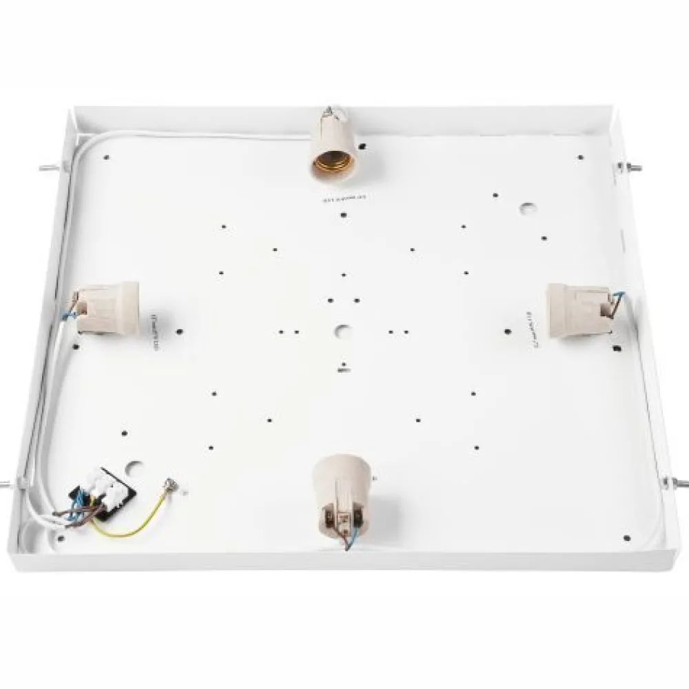 Lamkur Blendarme Deckenleuchte Glas Holz Pinie E27 L:48 cm* Wohnzimmerlampen|Glaslampen