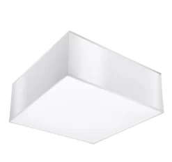 Sollux Blendarme Deckenleuchte Weiß Modern 25 cm quadratisch E27* Deckenleuchten|Flurlampen