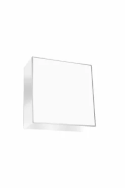 Sollux Blendarme Deckenleuchte Weiß Modern 25 cm quadratisch E27* Deckenleuchten|Flurlampen