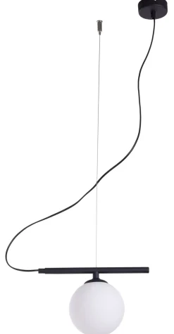 ALDEX Blendarme Hängelampe Glas Metall E14 in Schwarz Weiß* Bürolampen|Feuchtraumleuchten