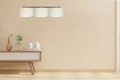 Best Belis Blendarme Hängelampe Stoff Schwarz Ecru E27 L:100 cm