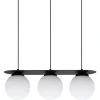 Belis Blendarme Hängeleuchte Glaskugeln E27 3-flmg Schwarz* Hängelampen|Bürolampen