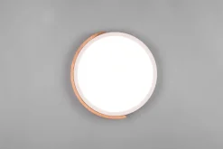 Trio Reality Blendarme LED Deckenlampe Holz rund Ø31,5 cm 20 W Weiß* Flurlampen|Bürolampen