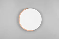 Trio Reality Blendarme LED Deckenlampe Holz rund Ø31,5 cm 20 W Weiß* Flurlampen|Bürolampen