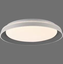 Just Light Blendarme LED Deckenlampe Grau Ø43 cm 2630 lm dimmbar* Deckenleuchten|Flurlampen