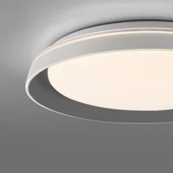 Just Light Blendarme LED Deckenlampe Grau Ø43 cm 2630 lm dimmbar* Deckenleuchten|Flurlampen