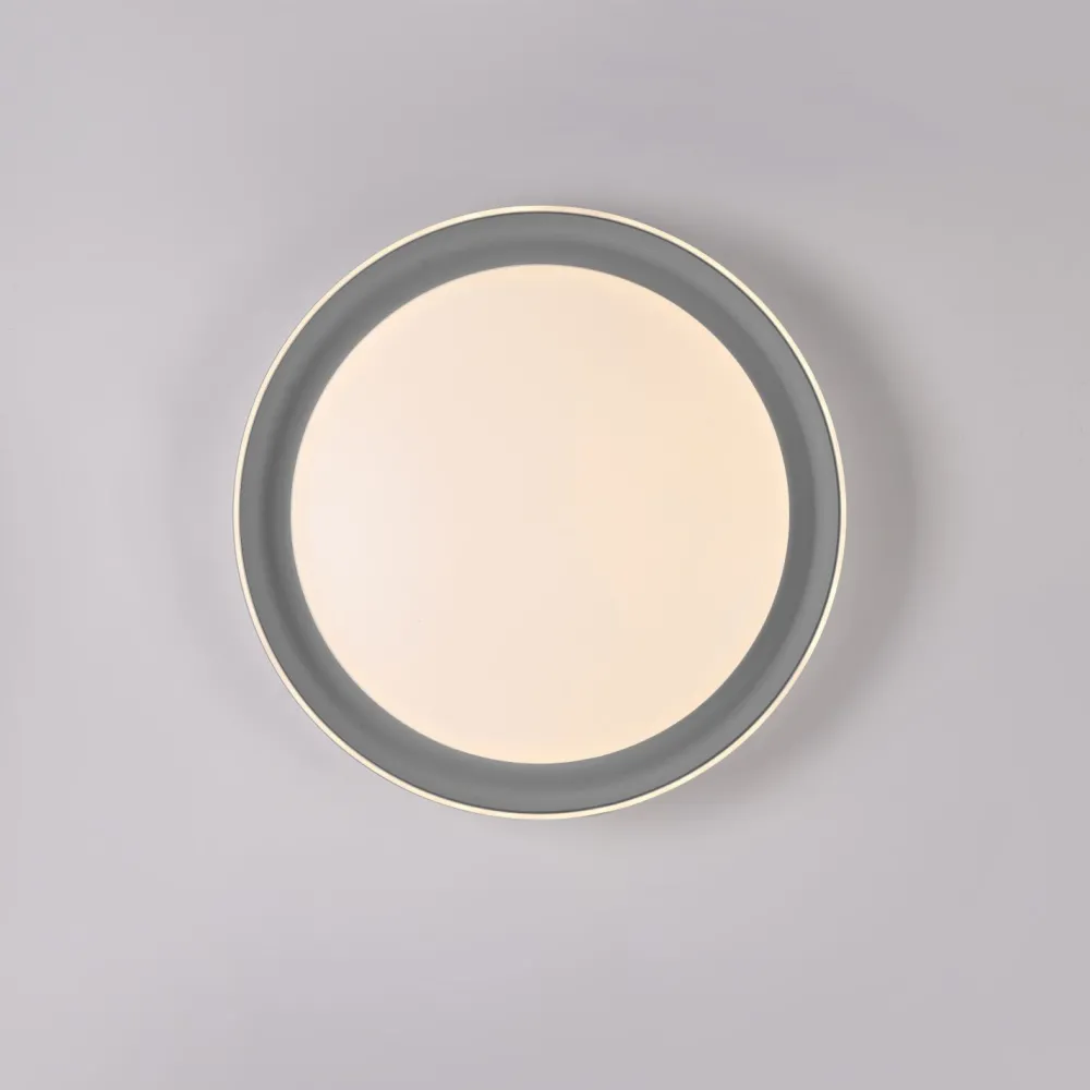 Just Light Blendarme LED Deckenlampe Grau Ø43 cm 2630 lm dimmbar* Deckenleuchten|Flurlampen