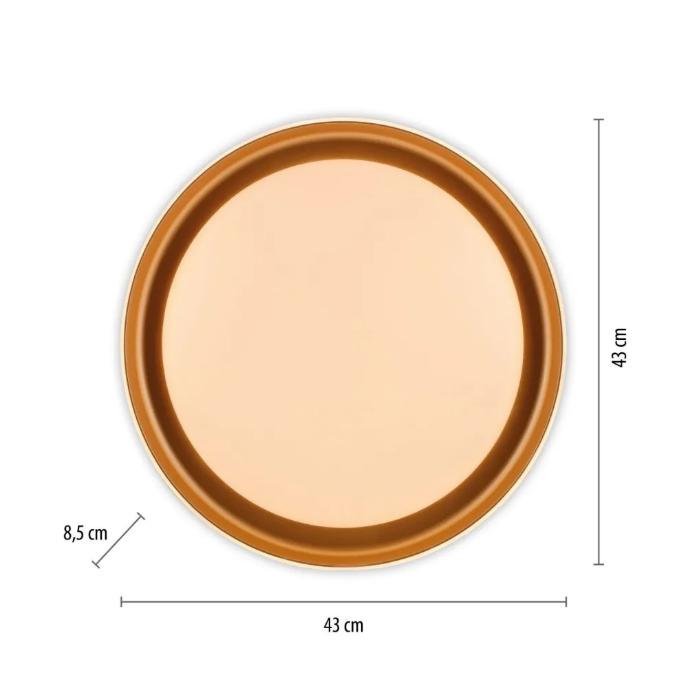 Just Light Blendarme LED Deckenlampe Weiß Messing Ø43 cm dimmbar* Deckenleuchten|Flurlampen