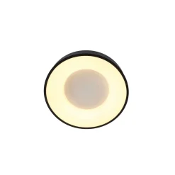 Steinhauer Blendarme LED Deckenleuchte Schwarz Weiß Ø30 cm rund* Deckenleuchten|Led Lampen