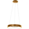 Best Steinhauer Blendarme LED Pendelleuchte in Gold Weiß Ø48 cm rund