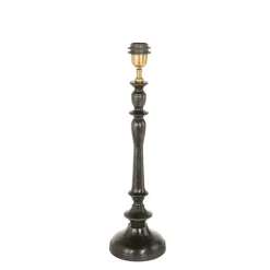 Discount Steinhauer Blendarme Nachttischlampe in Schwarz Gold E27 65 cm