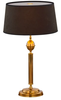 Discount Jupiter Blendarme Nachttischleuchte Stoff Echt-Messing E27 60 cm