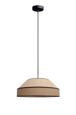 Belis Blendarme Pendelleuchte Jute Natur E27 Ø45 cm wohnlich* Wohnzimmerlampen|Metall Lampen