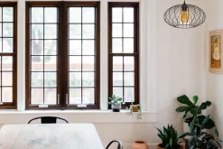 Online Belis Blendarme Pendelleuchte Schwarz Honig Ø34 cm E27 Retro