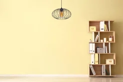 Online Belis Blendarme Pendelleuchte Schwarz Honig Ø34 cm E27 Retro