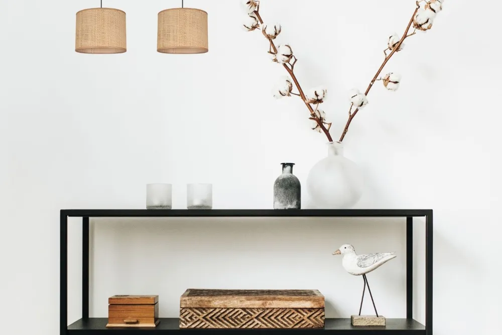 Belis Blendarme Pendelleuchte Stoff Braun E27 50 cm länglich* Hängelampen|Bürolampen