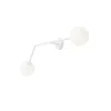 ALDEX Blendarme Wandlampe Glas Weiß H:34 cm E14 gemütlich* Wandleuchten|Badezimmer Lampe