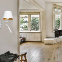 Luminex Blendarme Wandlampe Weiß Gold Stoff Lesearm E27 G9* Wandleuchten|Schlafzimmer Lampen