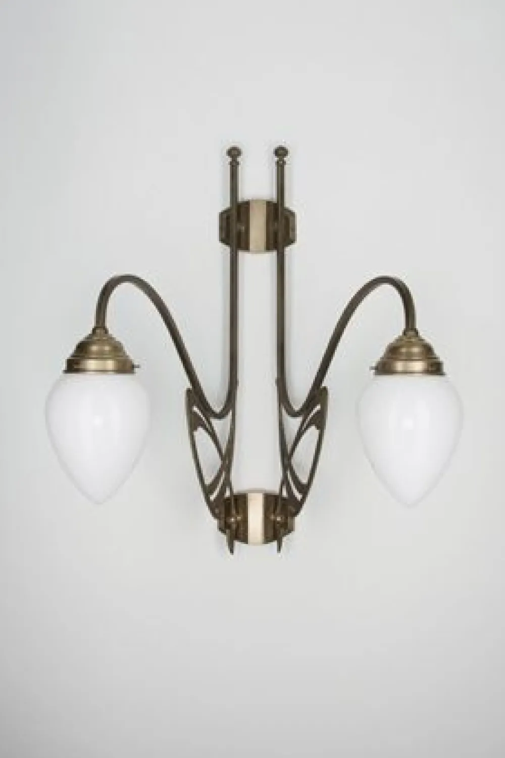 Hot Berliner Messingleuchten Blendarme Wandleuchte Berliner Messing Glas B:55 cm E27