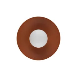 TK Lighting Blendarme Wandleuchte Ziegelrot Metall Glas G9 Ø28 cm* Wandleuchten|Flurlampen