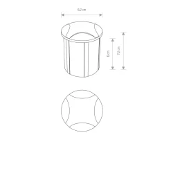 Sale Nowodvorski Boden Einbaustrahler LED Schwarz IP65 3000 K 12 lm Ø 6,2 cm